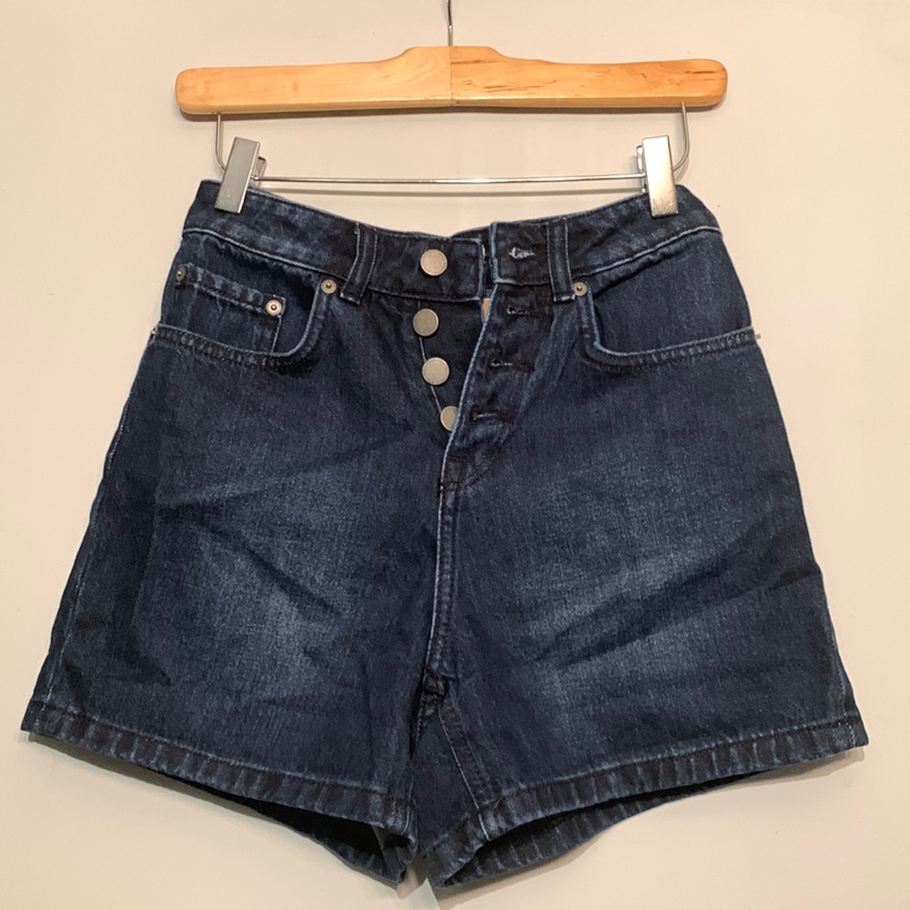 NWT Roxy High waist Dark Wash Jean shorts